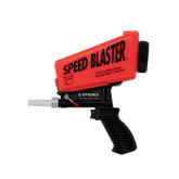 Zendex 007R Speed Blaster - Handheld Sand Blaster, Neon-Red