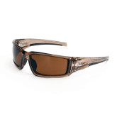 Honeywell Uvex S2969 Hypershock Safety Glasses - Smoke Brown Frame - Espresso Polarized Lens