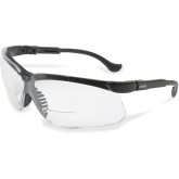 Honeywell Uvex S3763 Genesis Black Safety Glasses With Clear Anti-Scratch/Hard Coat Lens, +2.5 Magnification
