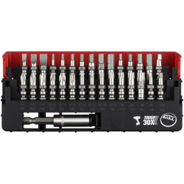 Vessel Tools IB31P02U Impact Bit Set with Case and Magnetic Bit Holder, 31-Piece, 1/4" Hex Drive, 30 mm Bits