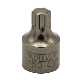 Vim Tools IP50 T50 Torx Plus Bit, 6 Point, 3/8" Square Drive, One Piece Des