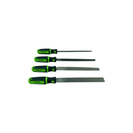 Vim Tools FS100 Carbon Steel File Set, 8" Blades, 12" Overall Length, Fabri
