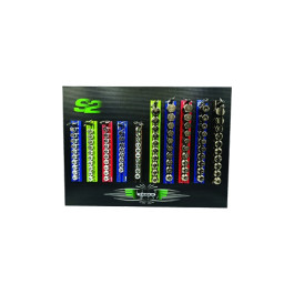 Vim Tools HCDDISP Half-Cut Driver Metal Display Board, 10 Stubby Driver Set