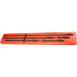 Vim Tools ILEX400USA 5-Piece 1/4" Drive Impact Locking Extension Set, 3" to