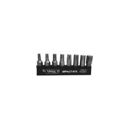 Vim Tools IMPACT-8TX 8-Piece TORX Impact Bit Set, T25-T55, 5/16" Hex Shank,