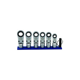 Vim Tools NORA150 6-Piece 12-Point Nano Flex Offset Ratcheting Attachment S