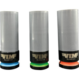Vim Tools RLWS100 Rapid Load Impact Lug Nut Socket Set, 1/2" Drive, 17mm, 1