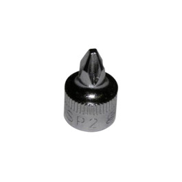 Vim Tools SFP6-P2 P2 Phillips One-Piece Impact Driver Bit, 3/8" Square Driv