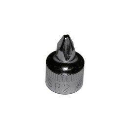 Vim Tools SP2 Stubby Phillips P2 Driver, 1/4" Square Drive, S2 Steel, Half-