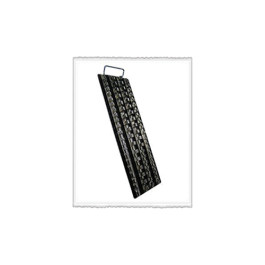 Vim Tools V444 Socket Tray, 4 Rails, 1/4", 3/8" and 1/2" Clips, 6" x 18", M