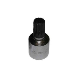Vim Tools XZN110 10 mm XZN Triple Square Stubby Driver, 3/8" Square Drive,