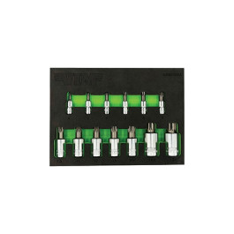 Vim Tools XZNS1000A XZN Triple Square Driver Set, S2 Steel, 1/4", 3/8" and