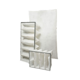 Viskon-Aire 420-038 Series 420 Paint Booth Pocket/Cube Pre-Filter, 24" x 48"x 8", Polyester Media, 4 Pack