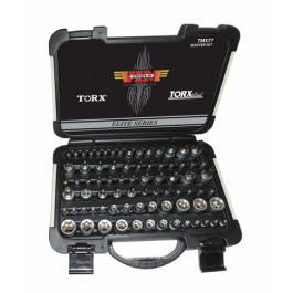 VIM Tools TMS77 Master Torx Driver Set, Mixed Drive Torx and Torx Plus, 77-Piece