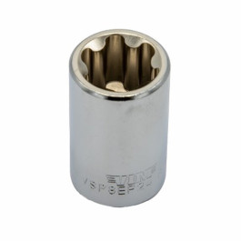 Vim Tools VSP8EP24 EP24 torx Plus Socket, 1/2" Square Drive, Satin Chrome,