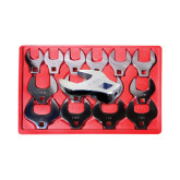 V8 Tools 7814 Jumbo Crowfoot Wrench Set, 1/2" Drive SAE, 14 Pieces