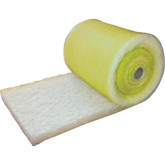 Viledon Fiberglass Paint Arrestor, 400 Series, Extra Heavy-Duty Spray Paint Booth Floor Filter Roll, 30 in W x 2-1/2 in D x 100 ft H, 22 Gram Yellow/White (400-130)