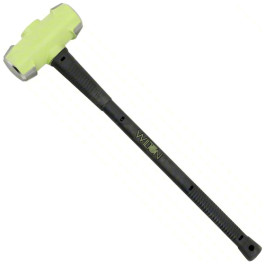 Wilton 21430 B.A.S.H Sledge Hammer, 14 lb Head, 30" Unbreakable Handle, Anti-Vibe Neck, No-Slip Grip