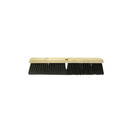 Weiler 25235 Vortec Pro Medium Sweep Floor Broom Head, 24", 3" Trim, Polyst