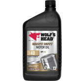 Wolf's Head Q240 Heavy Duty SAE 40 Motor Oil, 1 Quart, 12 pack