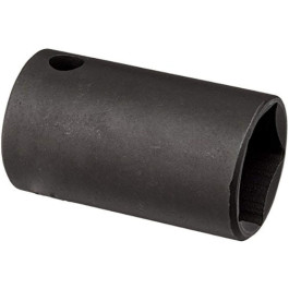 Wright Tool 9076 1/2" Drive 5-Point Penta Hand Socket, 13/16", Black Industrial Finish, Made in USA