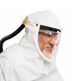 Honeywell PA111 Primair 100 Series Hood Assembly, Bibbed Tychem QC Hood, Universal Size