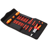 Wera 05136027001 Kraftform Kompakt VDE 17 Extra Slim 1 Tool Kit, 16 Pieces